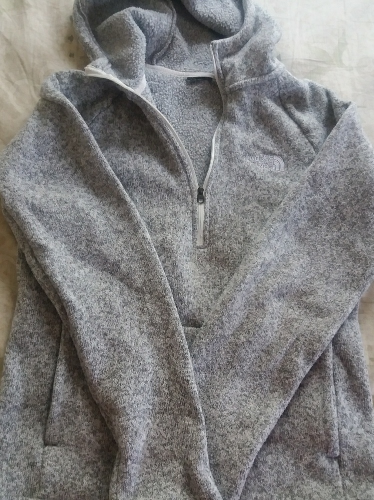 North Face 1/4 zip hoodie